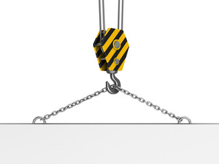 crane hook with plate © Maxim_Kazmin