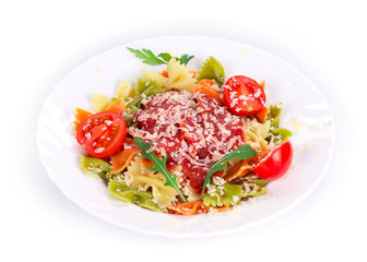 Pasta with tomato sauce