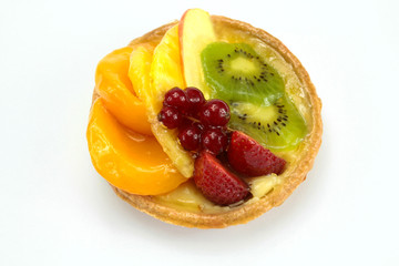 Fototapeta na wymiar tartelette aux fruits