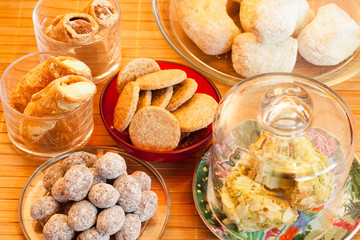 italian cookies - Italienische Kekse und Schokomandeln