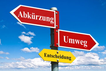 Abkürzung oder Umweg