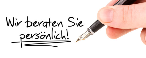 Wir beraten Sie persönlich!