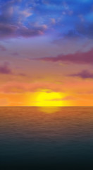 Fototapeta premium 풍경일러스트