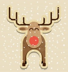 vector christmas reindeer
