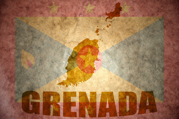 vintage grenada map