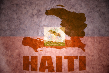 vintage haiti map