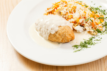 rice with meat