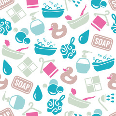 bath seamless pattern