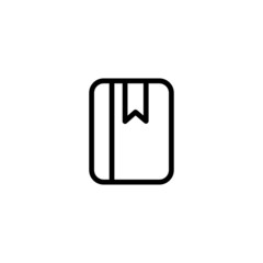 Address Book Trendy Thin Line Icon