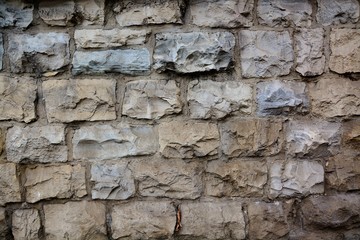 Stone wall with abstract pattern