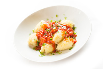 Gnocchi di patate con salsa di pomodoro