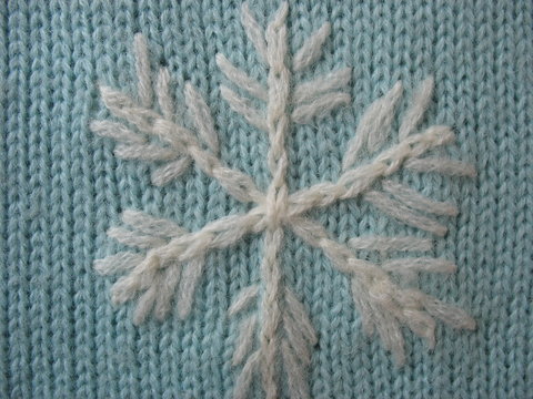 Уютное вязание из шерстяной нити