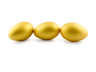 Eggs Isolated on White Background