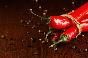 Red chili peppers