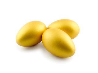 Eggs Isolated on White Background