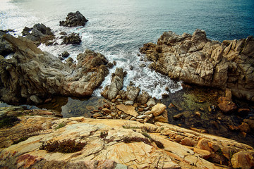 Coast of Lloret de Mar winter 2014