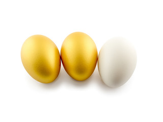 Eggs Isolated on White Background