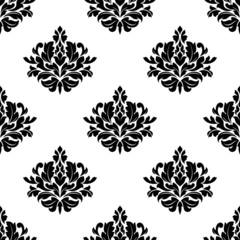 Victorian styled foliate seamless pattern