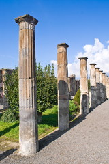 Archeological excavations of Pompeii, Italy