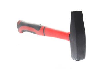 Iron hammer isolated on a white background