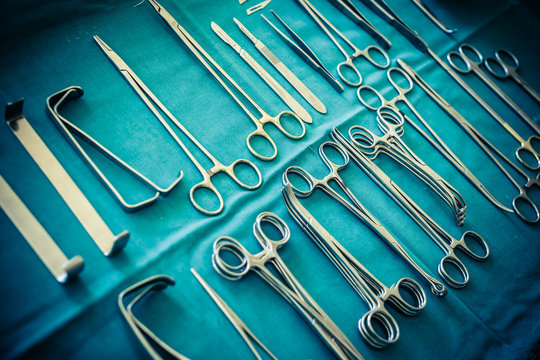 Surgical clamps collection