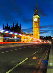 Fototapeta na wymiar Big Ben and The Palace of Westminster,London, UK
