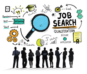 Business People Discussion Aspiration Job Search Concept