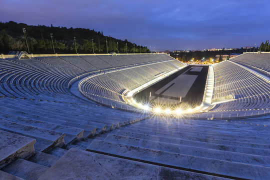 The Panathenaic Stadium in Athens,Greece