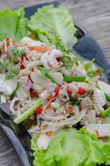 spicy seafood salad
