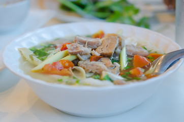 beef soup noodles