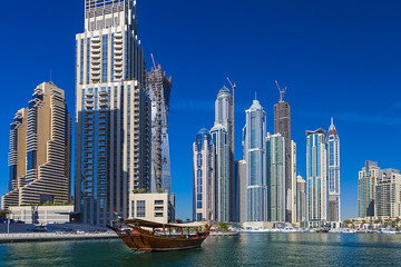 Fototapeta na wymiar Dubai marina ,UAE
