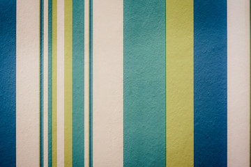 Abstract colorful vintage background with stripe pattern on wall