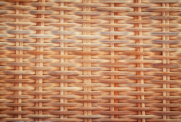 Macro closeup wicker backet