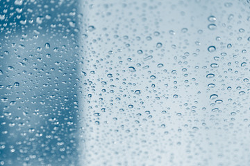 Rain on glass
