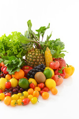新鮮な野菜と果物