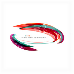 Purple and blue line design message board concept