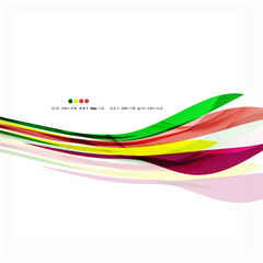 Rainbow bright light air lines background