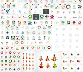 Abstract company logo vector collection