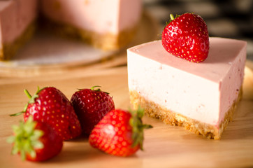 Strawberry cheesecake