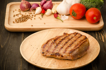 Grilled pork (pork steak)