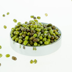 Green beans isolated on a white background