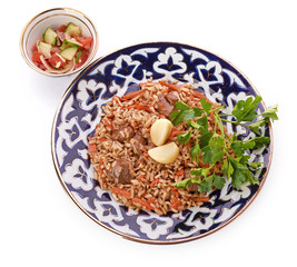 Pilau - traditional uzbek dish