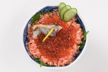 鮭いくら丼
