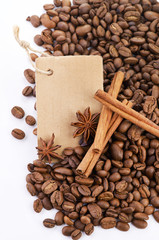 coffee bans and blank