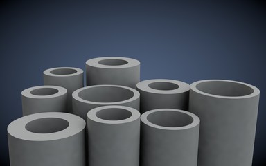 Plastic pipes for heating systems and water supply