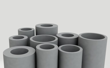 Plastic pipes for heating systems and water supply