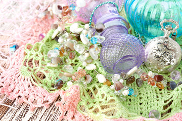 Naklejka premium bijouterie background