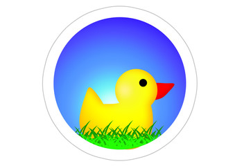 Ente / Sticker / Autoaufkleber