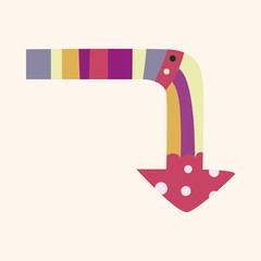 arrow theme elements vector,eps