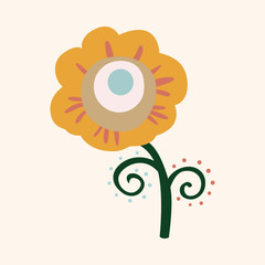 flower theme elements vector,eps